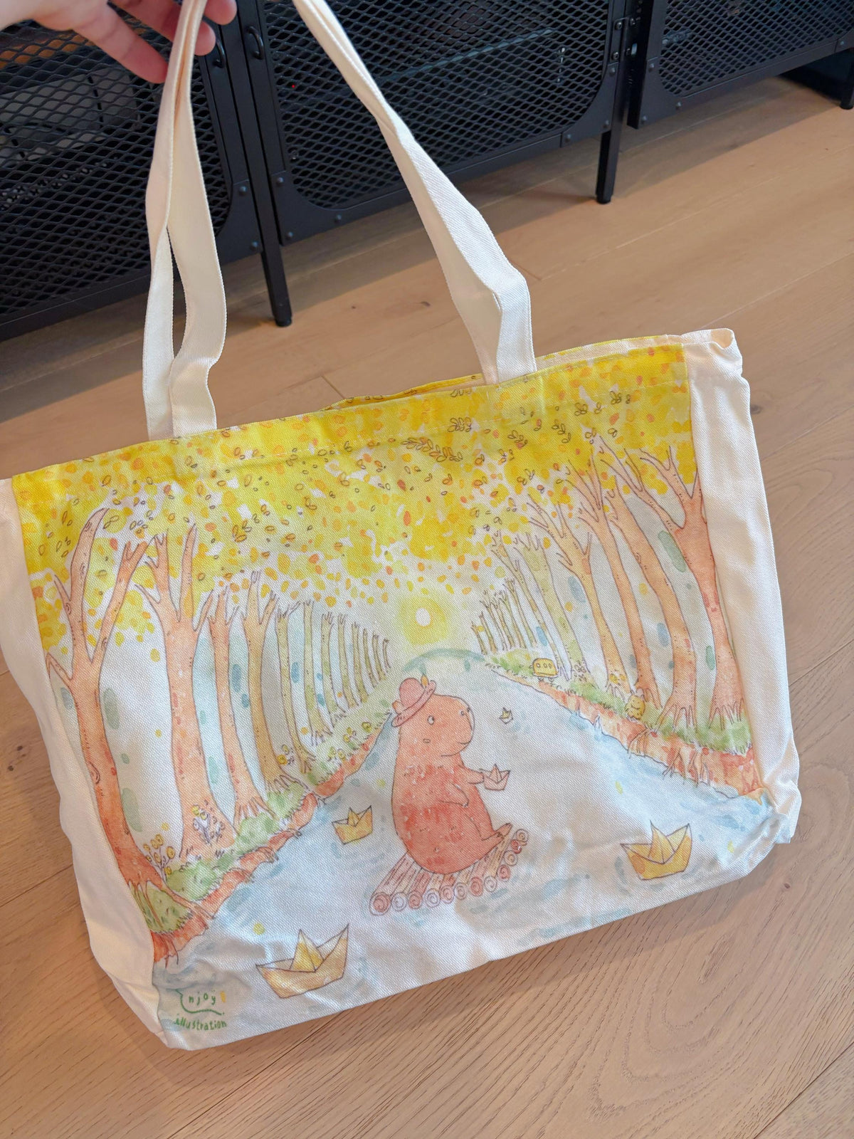 Capybara Make a Wish Canvas tote | Travel Bag