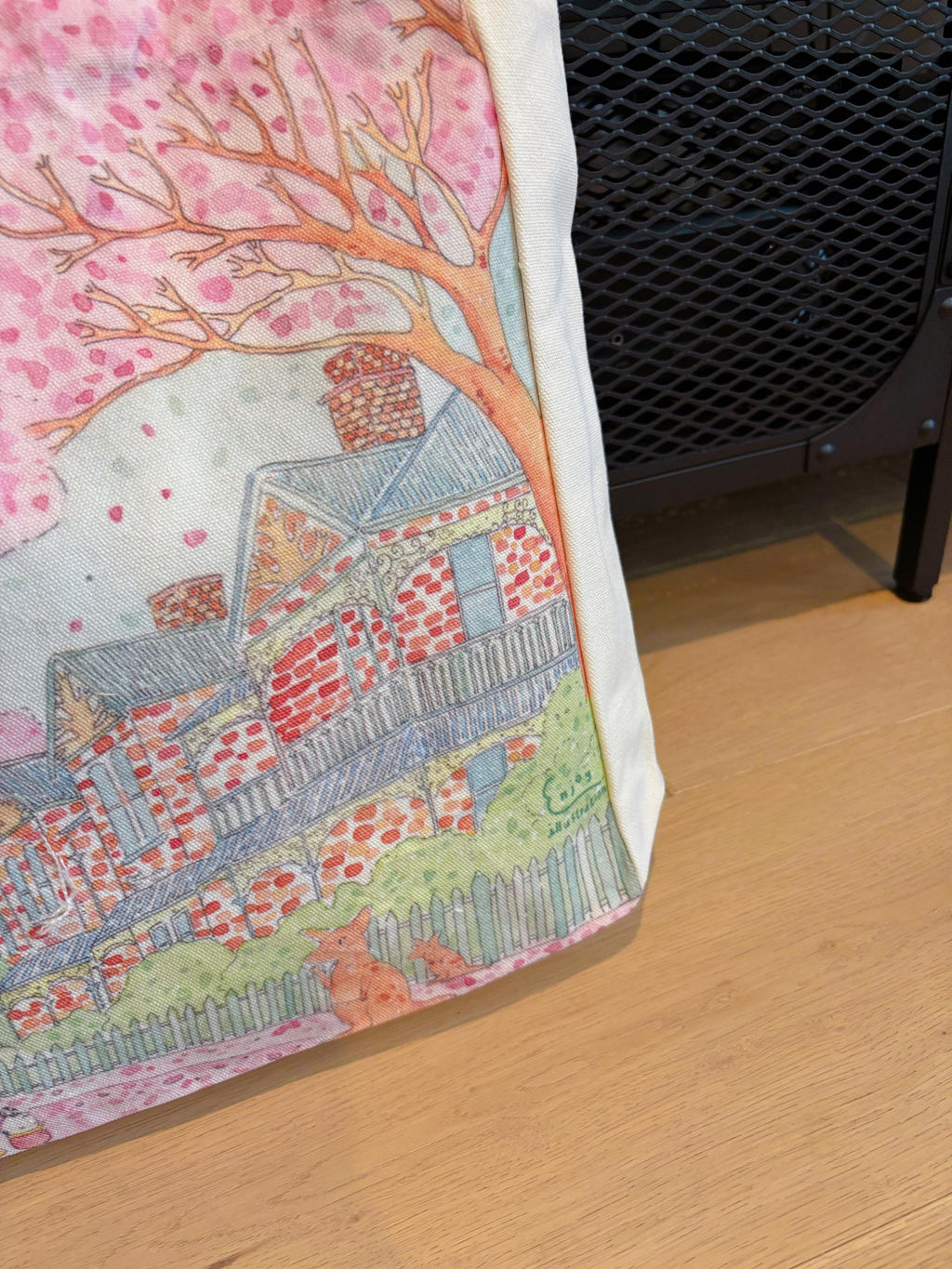 Jacaranda Blooming in Sydney Canvas tote | Travel Bag