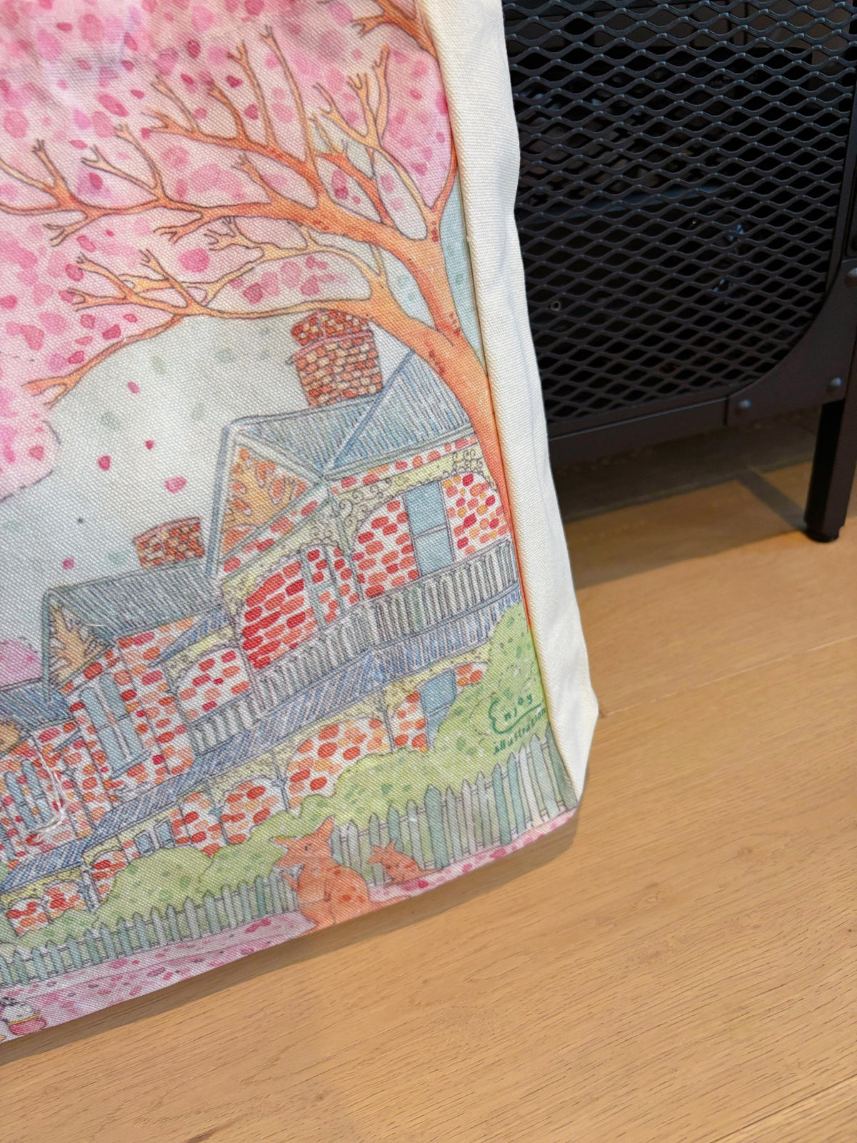 Jacaranda Blooming in Sydney Canvas tote | Travel Bag
