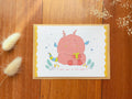 Pink Dragon Greeting Card | Art Cards
