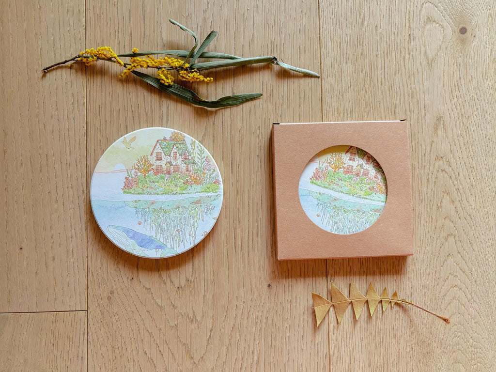 Serenity’s Haven Travel Gift | Table Coaster
