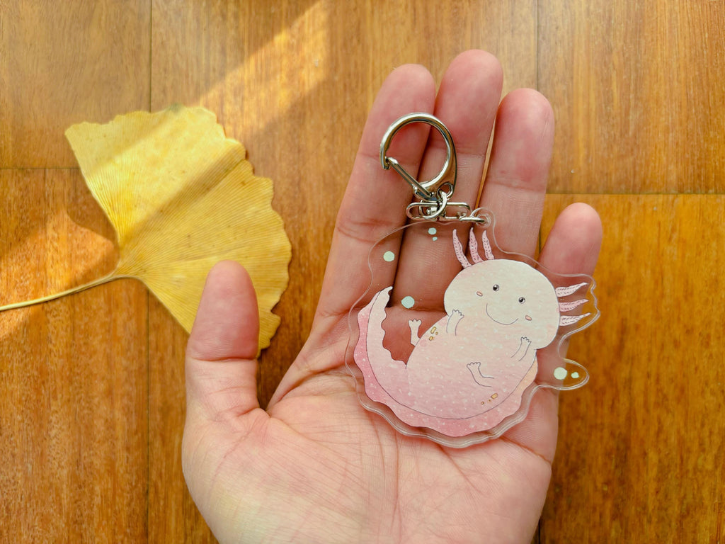 Axolotl Acrylic Keychain | Bag Charm