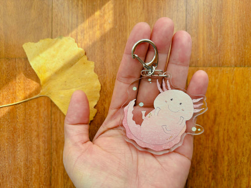Axolotl Acrylic Keychain | Bag Charm