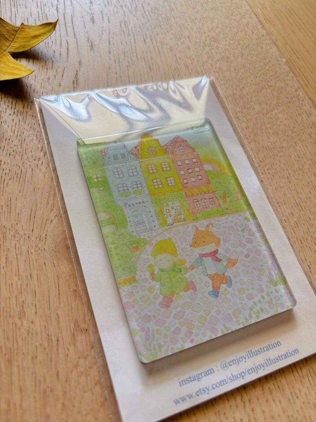 Ice Cream Adventure Acrylic Magnet | Travel Souvenir