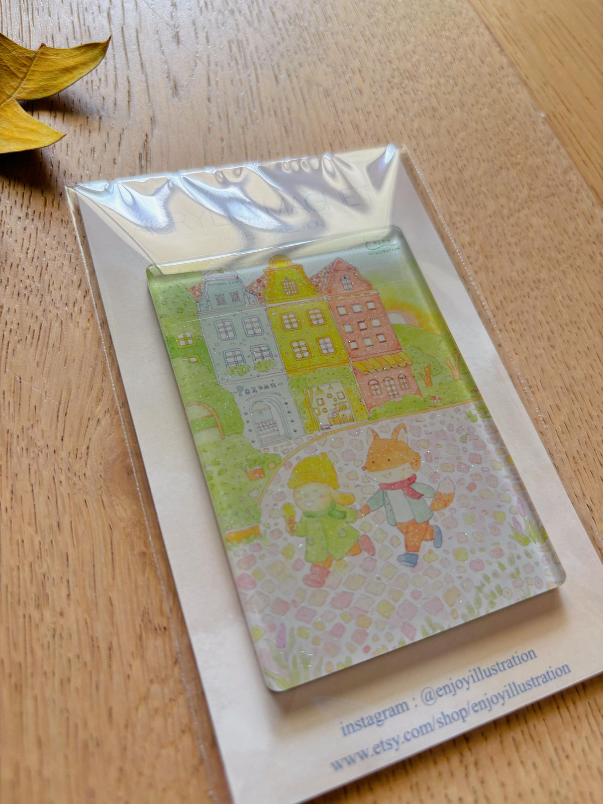 Ice Cream Adventure Acrylic Magnet | Travel Souvenir
