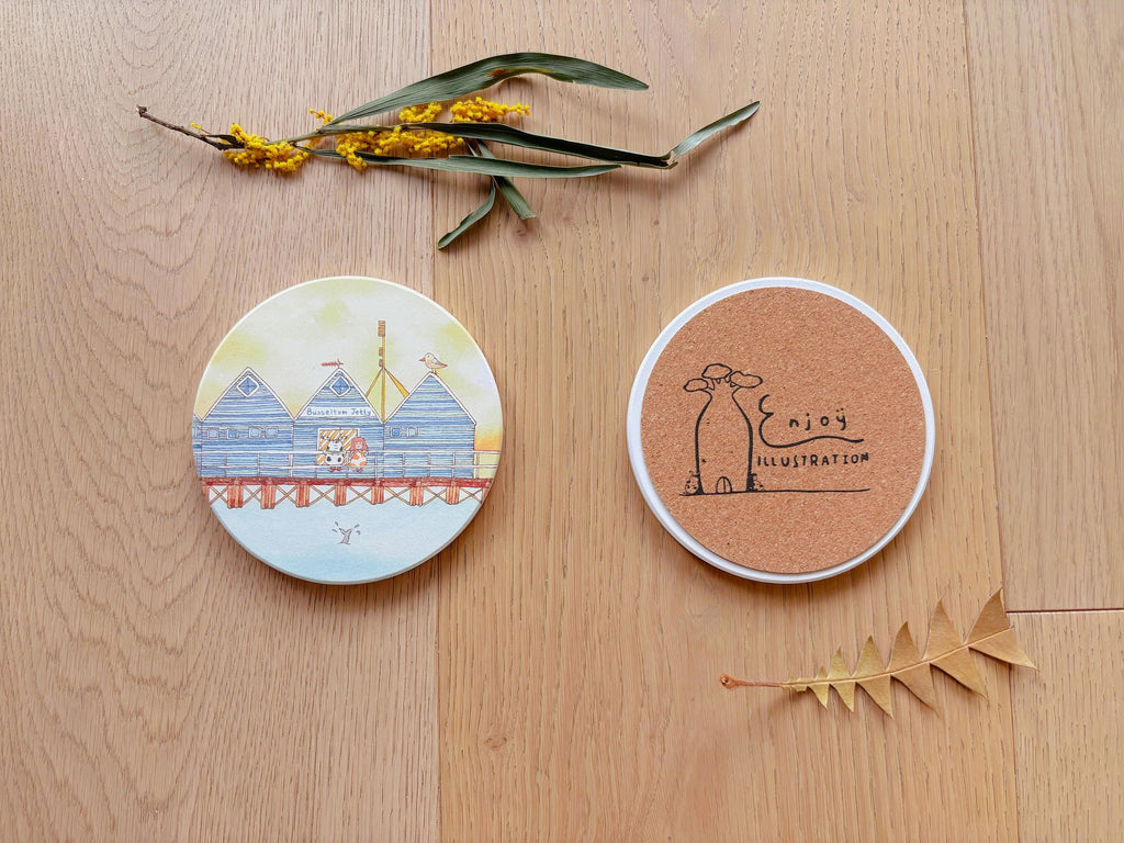 Busselton Jetty Travel Gift | Table Coaster