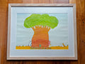 Original Painting /Our favorite Baobab Tree/ Australia Landscape/Tree of life/Art Print/watercolor/ illustration/ wall art