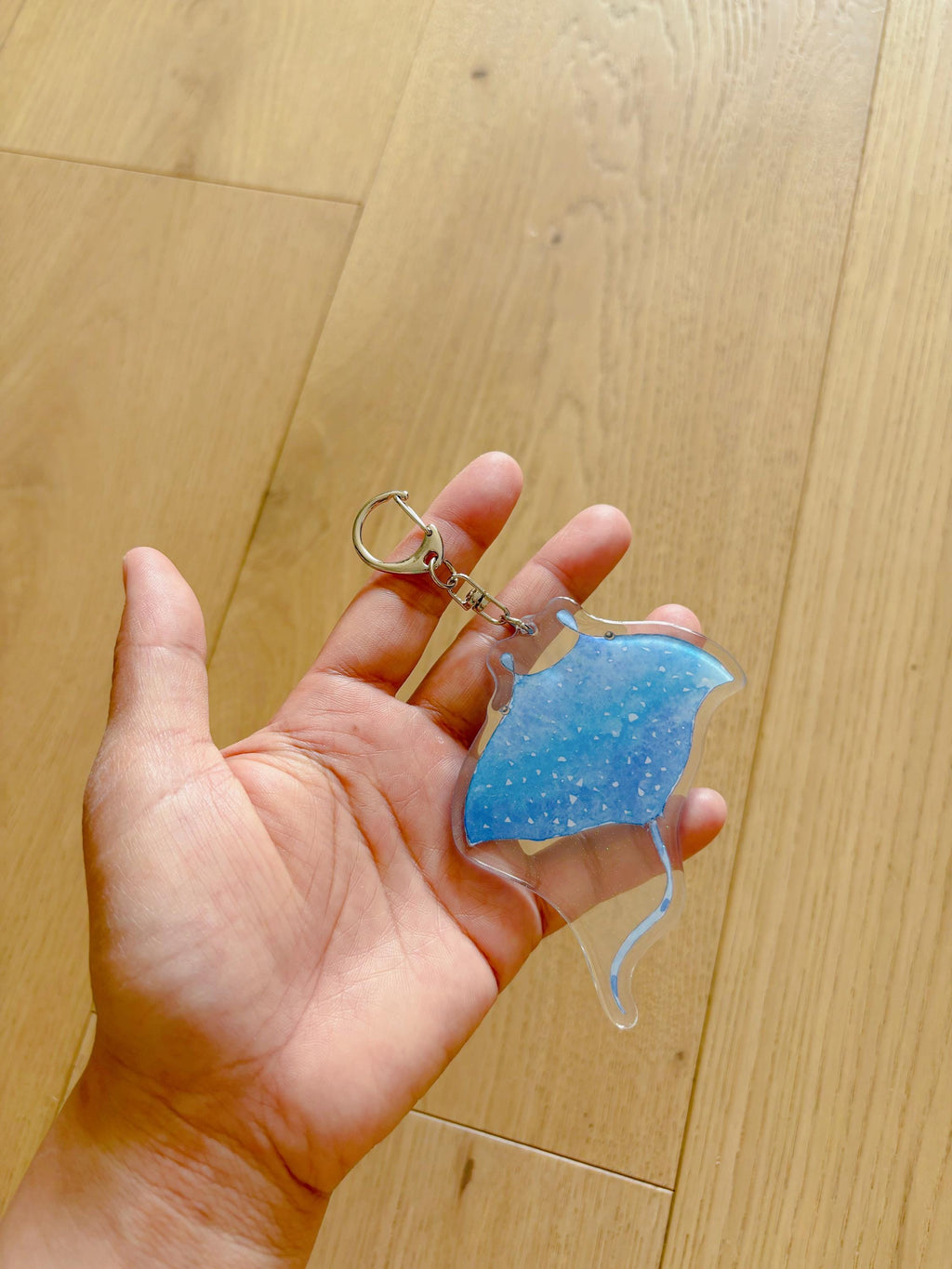 Manta Ray Acrylic Keychain | Bag Charm