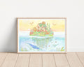 Serenity's Haven Art Print | Nursery Decor