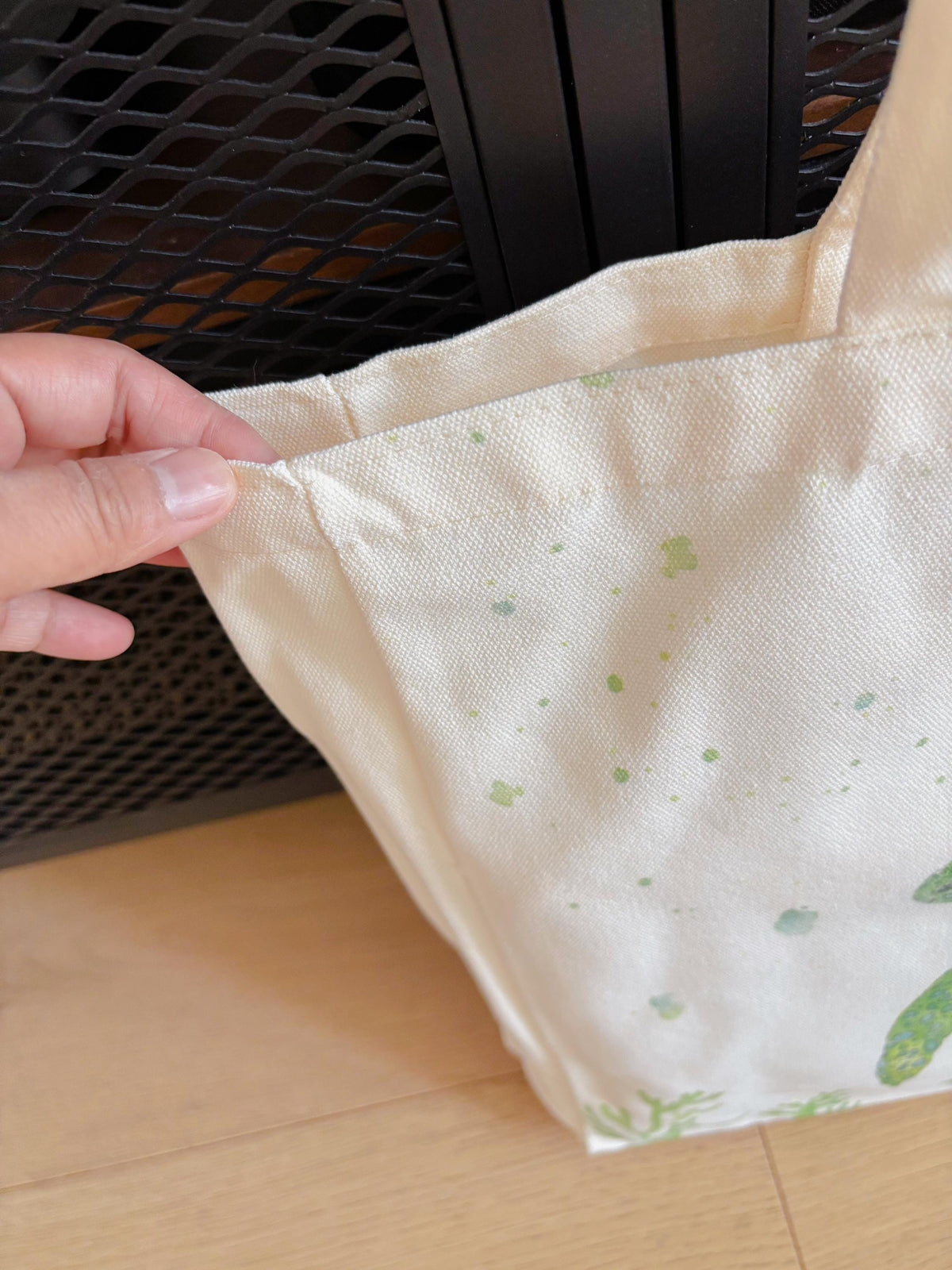 Green Sea Turtle  Canvas tote | Travel Bag