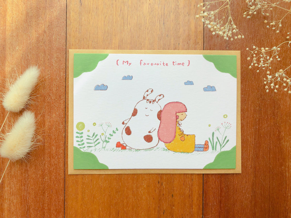 With you Greeting Card | Art Cards