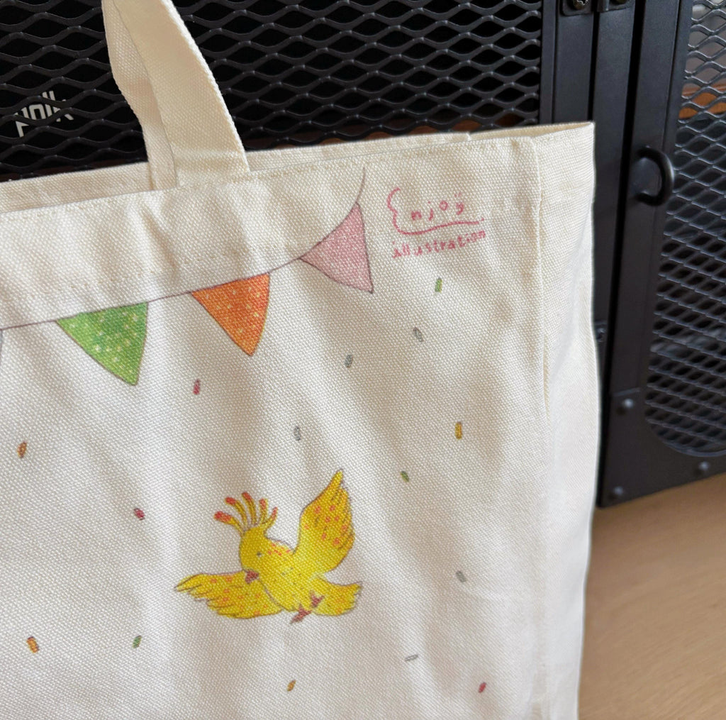 Australian Animal & Little New Friend Kiwi Bird Canvas tote | Travel Bag