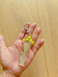 Billy Buttons Acrylic Keychain | Bag Charm