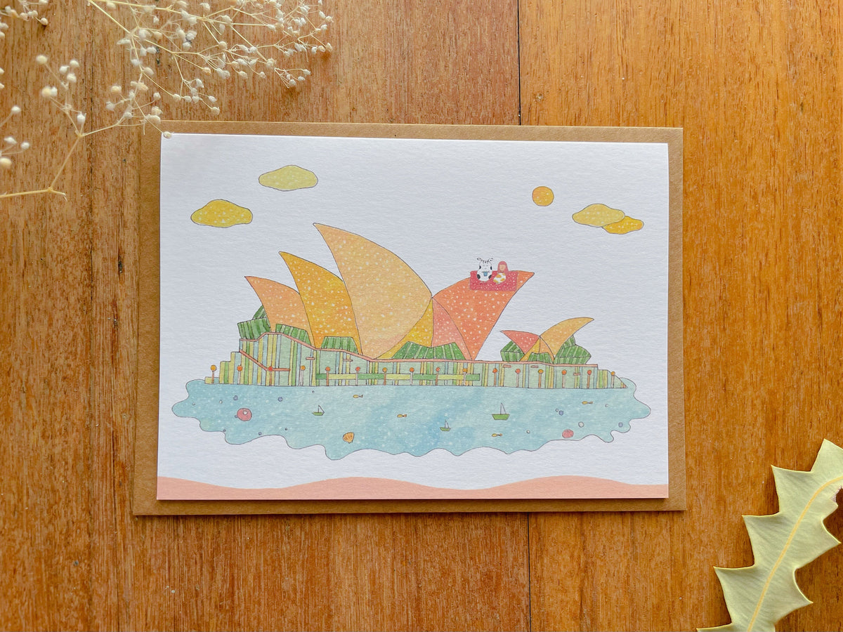 Sydney Opera House Greeting Card | Art Cards