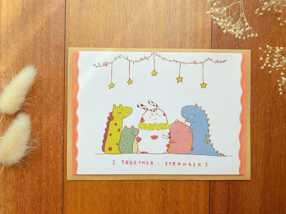 Together Stronger Greeting Card | Art Cards