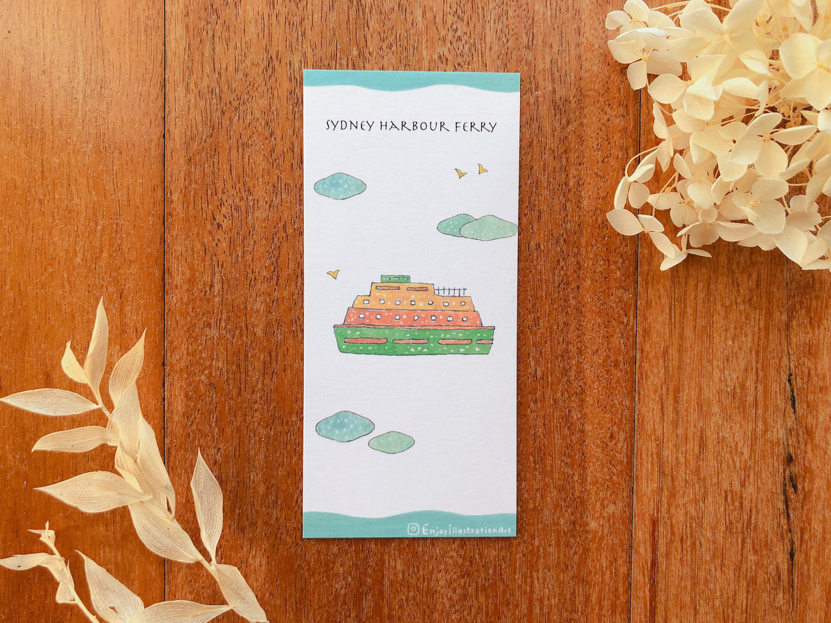Sydney Landmarks Bookmarks Collection Colorful bookmarks | Travel Souvenir