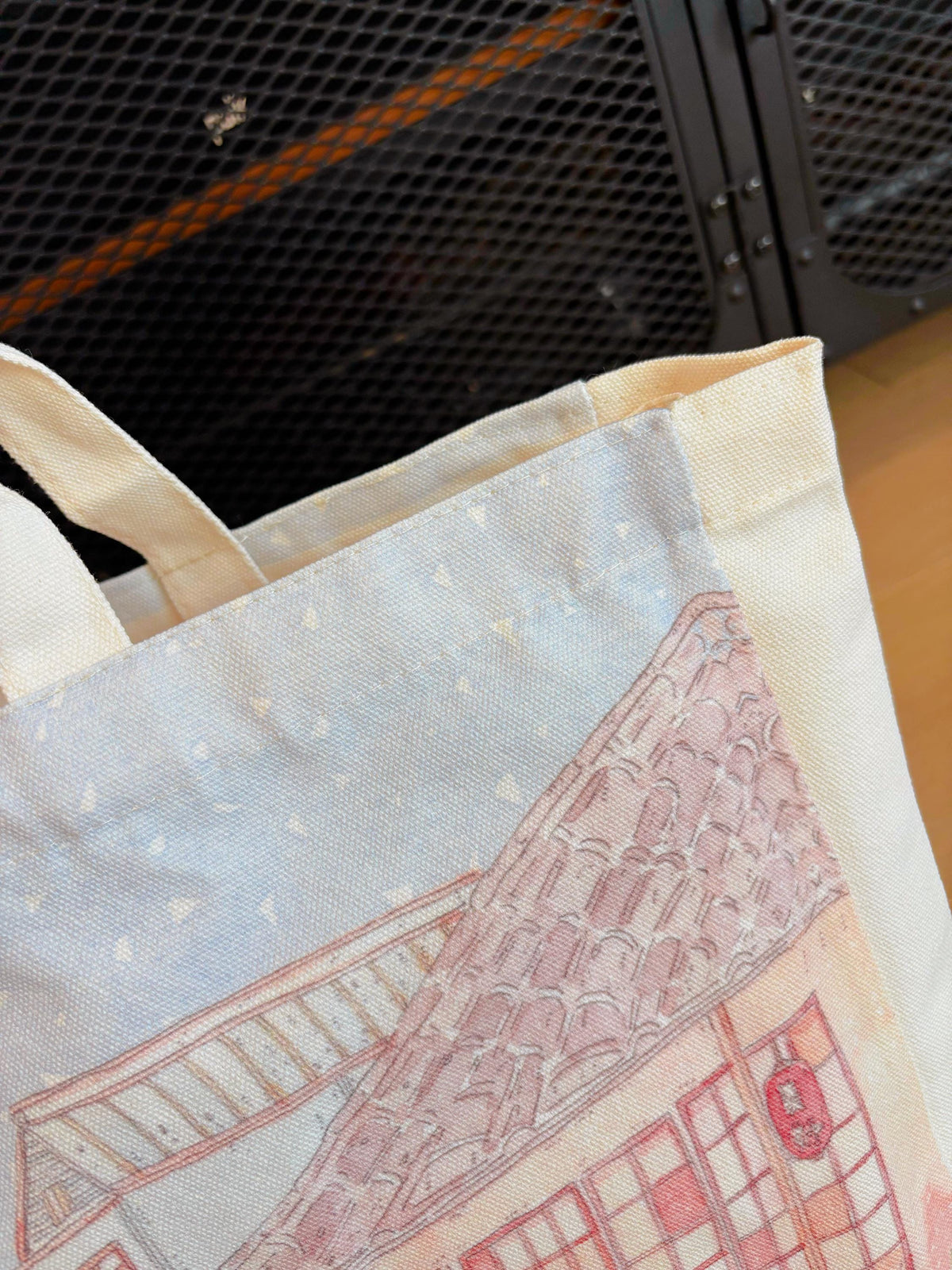 Capybara Orange River in Japan Canvas tote | Travel Bag