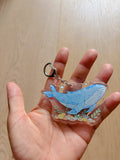Humpback Whale Acrylic Keychain | Bag Charm